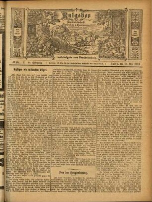 Ausgabe vom Sonntag, den 18. Mai 1913.