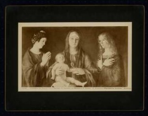 Gallerie dell’Accademia (Accademia), Venedig Gemälde: Ansicht, Gemälde »Madonna mit Hl. Katharina und Maria Magdalena« von Bellini