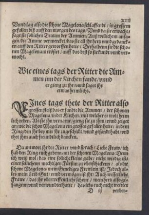 Wie eines tags der Ritter die Ammen inn der Kirchen fande ...