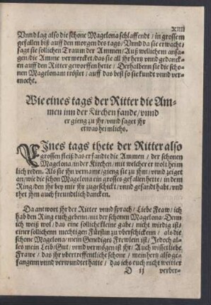Wie eines tags der Ritter die Ammen inn der Kirchen fande ...