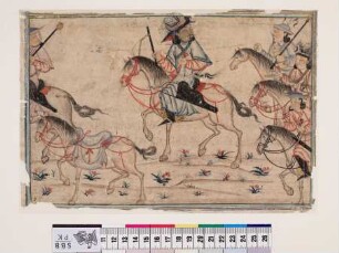 Mongolischer Herrscher (Hülegü?) auf der Reise