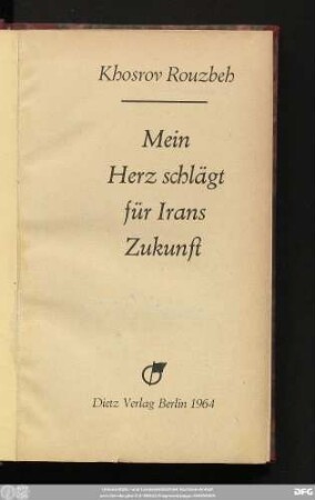 Mein Herz schlägt für Irans Zukunft