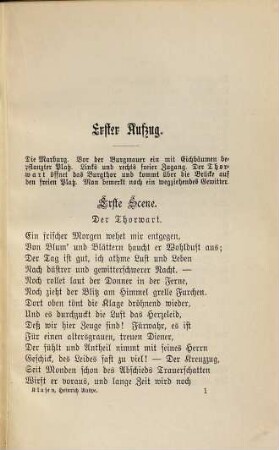 Heinrich Raspe : Drama in vier Aufzügen