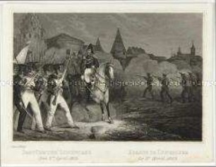Erstürmung Lüneburgs am 2. April 1813 (aus einer Folge zu den Befreiungskriegen)