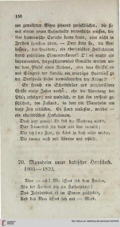 20: Mannheim unter badischer Herrschaft