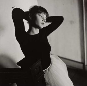 Modeaufnahme, Modell Judith Underwood als Ballerina