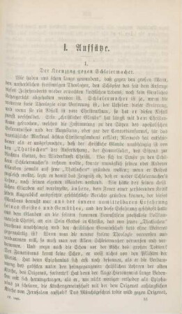 233-241 Der Kreuzzug gegen Schleiermacher