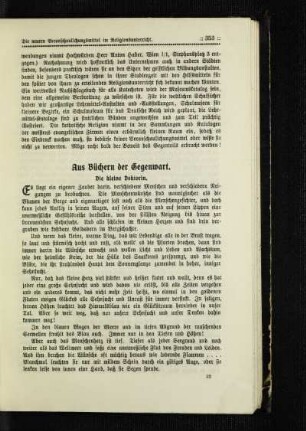 Aus Büchern der Gegenwart : die kleine Doktorin