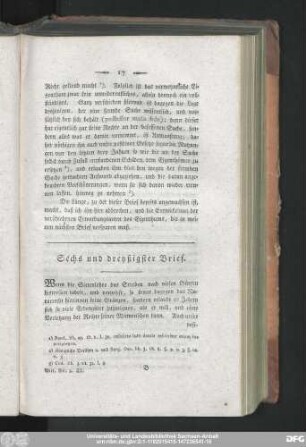 Sechs und dreyßigster Brief.