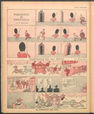 Aventuras del rey petiso [Cómic] : La influencia del cine