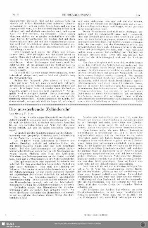 Die aussterbende Zylinderuhr