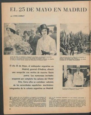 El 25 de mayo en Madrid