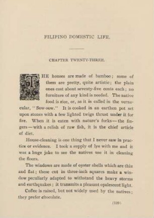 Filipino domestic life