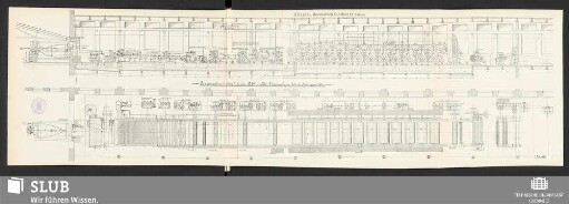Z. Nro. 13668. Papiermaschine I 2600mm beschn. A. B. für Titl: Varziner Papierfabrik, Hammermühle