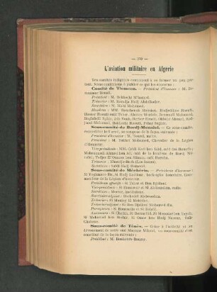L'Aviation militaire en Algérie.
