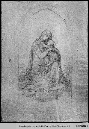 Studie: Madonna mit Kind