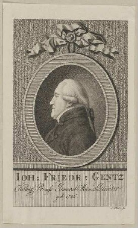 Bildnis des Ioh. Friedr. Gentz