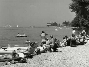 Am Bodenseestrand von Langenargen