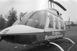Inbetriebnahme des neuen Rettungshubschraubers "Long Ranger 206 L" bei der Rettungsflugwacht Karlsruhe