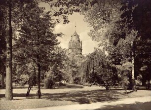 Detmolder Schloss. Detmold. Schlossplatz. Papierabzug