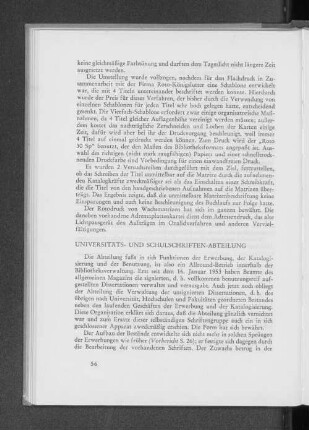 Universitäts- und Schulschriften-Abteilung