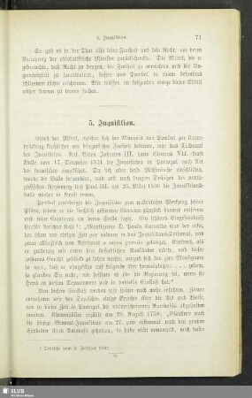 5. Inquisition