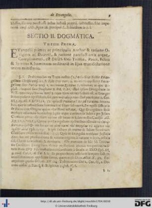 Sectio II. Dogmatica.