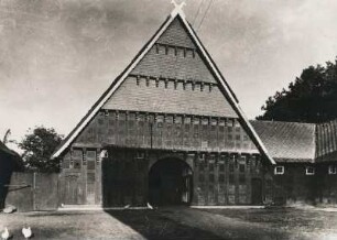 Hauptfront eines Bauernhofes (Hof Berner) in Wulften bei Badbergen im Artland