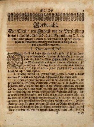 Deliciae Physico-Mathematicae. Oder Mathemat: vnd Philosophische Erquickstunden, 3. Bestehend in Fünffhundert nutzlichen und lustigen Kunstfragen, und deroselben gründlichen Erklärung : Mit vielen nothwendigen Figuren, so wol in Kupffer als Holtz, gezieret