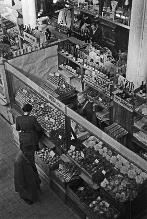 Dresden-Neustadt, Ritterstraße. Inneres der Neustädter Markthalle.