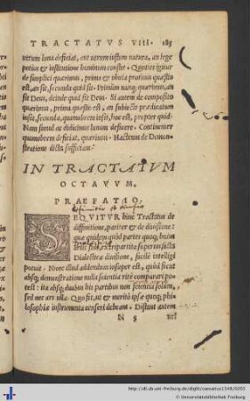 Tractatus Octavus