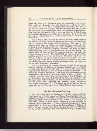 In der Siegfried-Stellung
