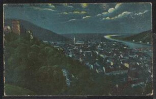Heidelberg. Schloss v. d. Terrasse