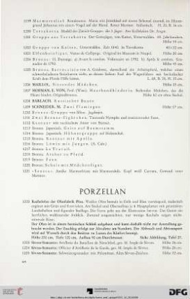 Porzellan (Nr. 1222-1352)