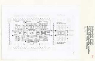 Gesamtschule, Berlin-Kreuzberg (Diplomarbeit bei Kurt Dübbers): Grundrisse