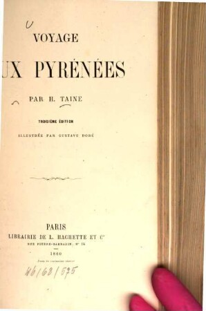 Voyage aux Pyrénées : Illustr. par Gustave Doré