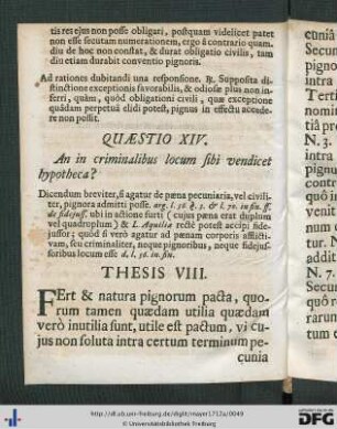 Thesis VIII.