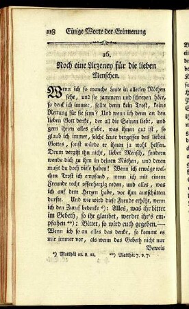 16. Noch eine Arzeney für die lieben Menschen. - 20. Ist das Ende des Büchels, und enthält ein Wort über den besten Freund der lieben Menschen.