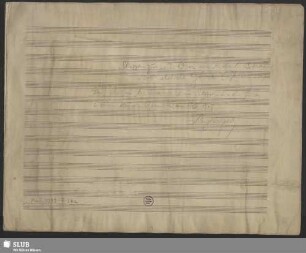 Intermezzo. Scetches - Mus.9099-F-26a : Operas : TrV 246 : Skizzen