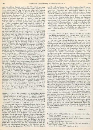 367-368 [Rezension] Grabmann, Martin, Die Geschichte der scholastischen Methode nach den gedruckten und ungedruckten Quellen dargestellt