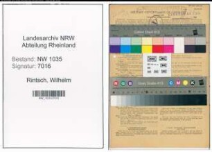 Entnazifizierung Wilhelm Rintsch , geb. 09.04.1906 (Steiger)