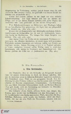 I. Die Schleuder