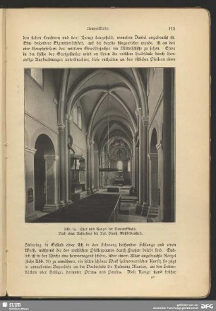 Chor und Kanzel der Neuwerkkirche