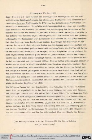 Sitzung am 17. Mai 1955
