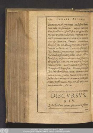 Discursus. XIV.