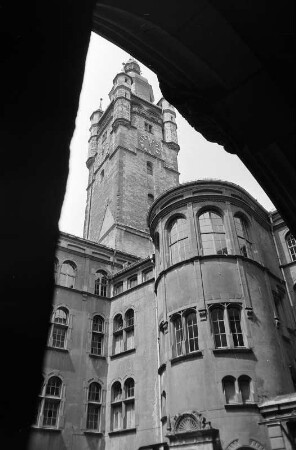 Blick auf das Rathaus, Dessau