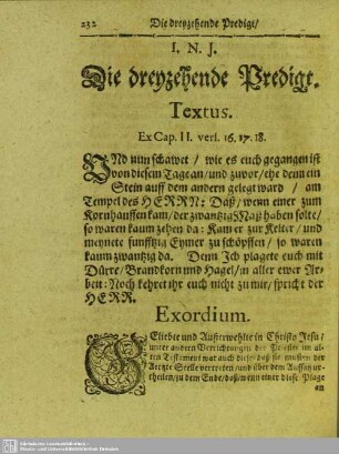 Die dreyzehende Predigt