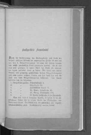 Hochgeehrte Anwesende!