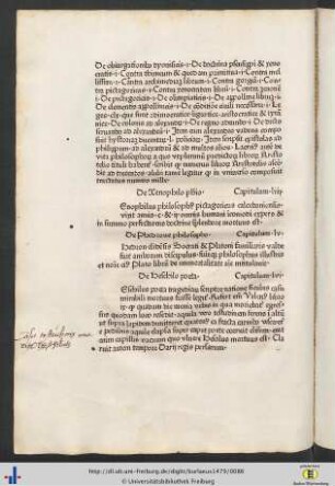 De Xenophilo et Phedrone philosophis