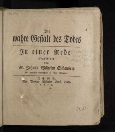 Die wahre Gestalt des Todes